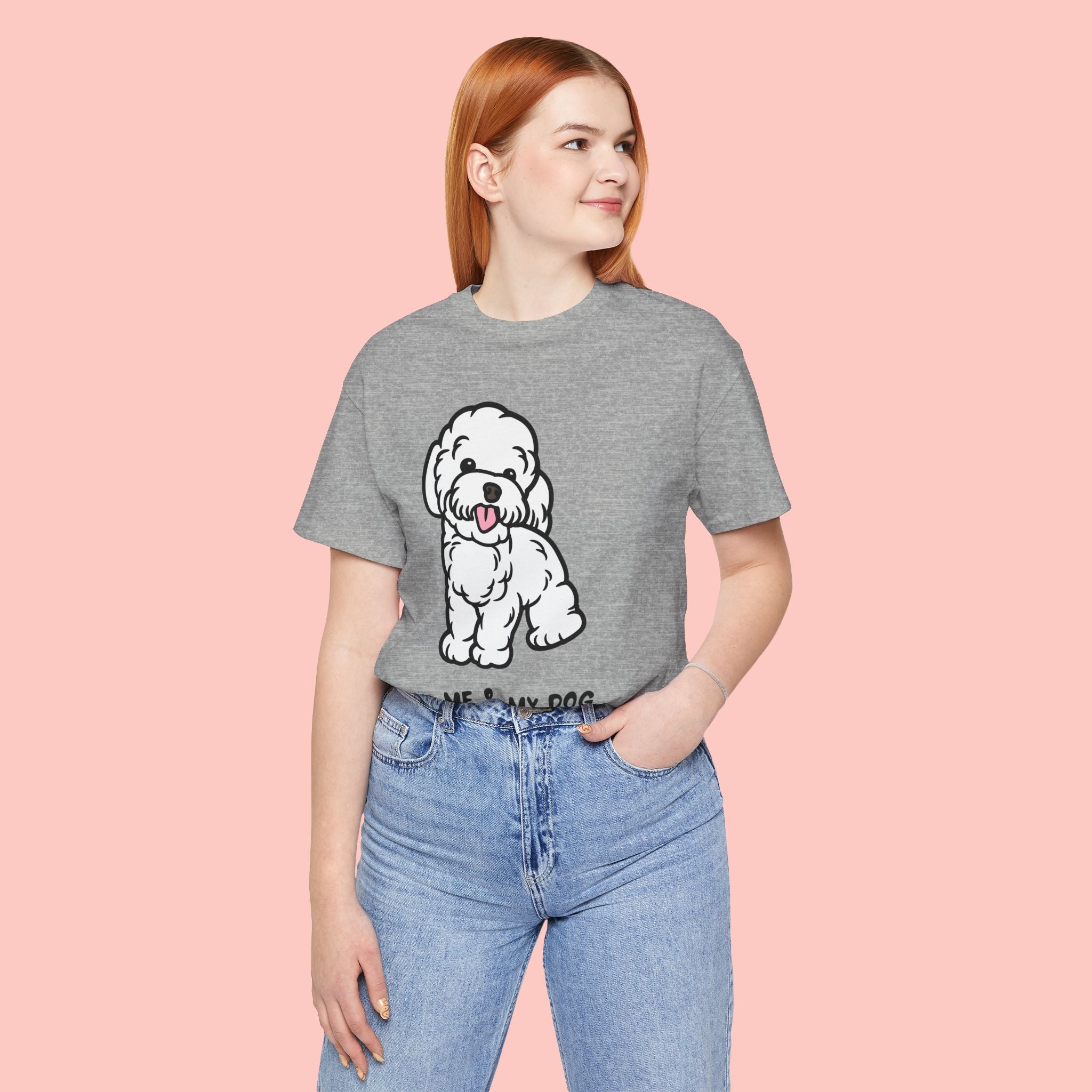 Me & My Dog T-Shirt — Cute Cartoon Puppy Tee for Dog Lovers