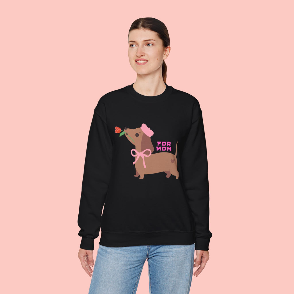 Dachshund 'For Mom' Crewneck Sweatshirt – Cute Dog Mom Gift