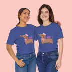 Mommy’s Dachshund Tee – Cute Dog with Rose “For Mom” Shirt