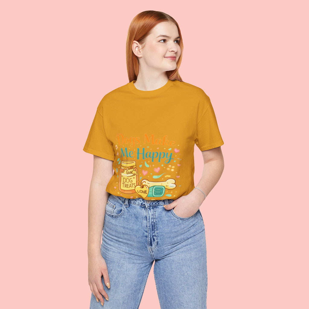Dogs Make Me Happy T-Shirt