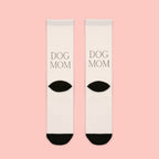 Dog Mom Sublimation Crew Socks — Cute Pet Lover Gift