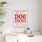 In My Dog Mom Era Framed Canvas Wall Art
