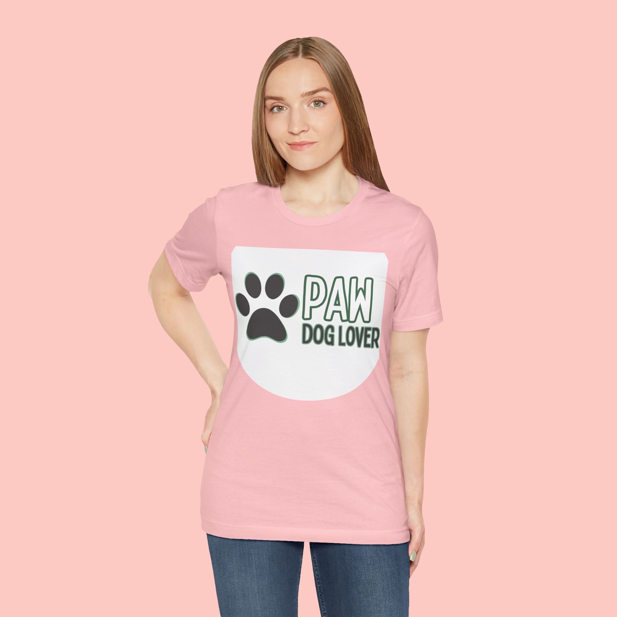 Paw Dog Lover T-Shirt — Cute Paw Print Tee for Dog Owners