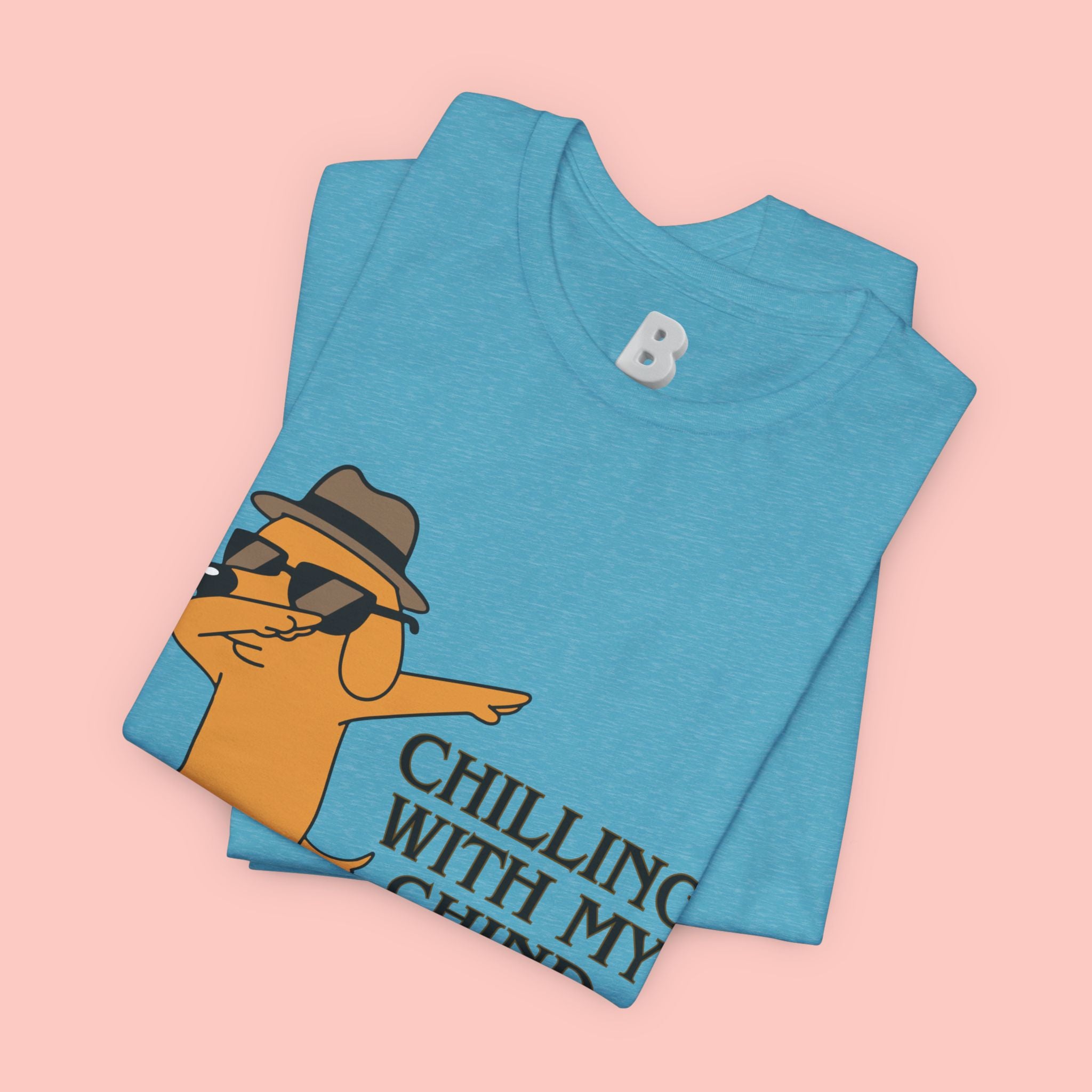 Chilling With My Chind T-Shirt — Funny Dabbing Cat Graphic Tee