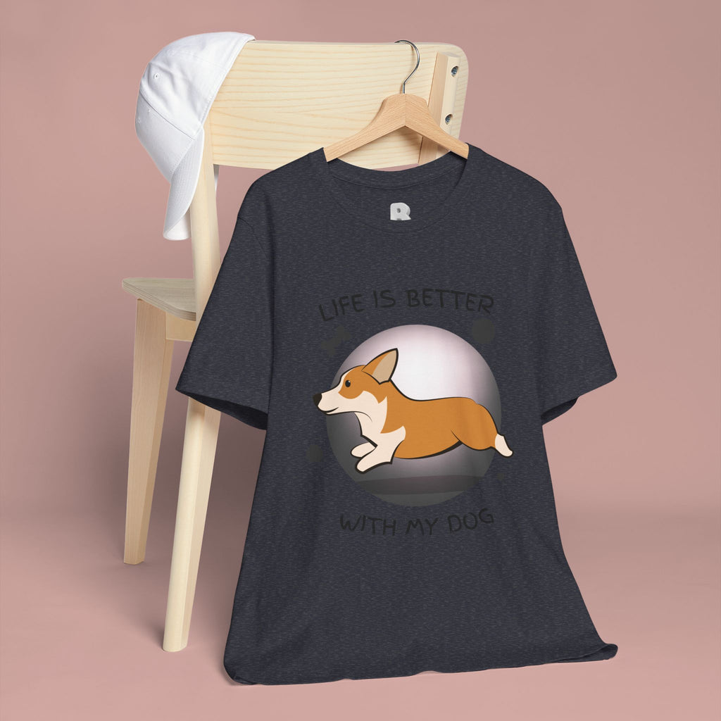 Life Is Better With My Dog Corgi T-Shirt
