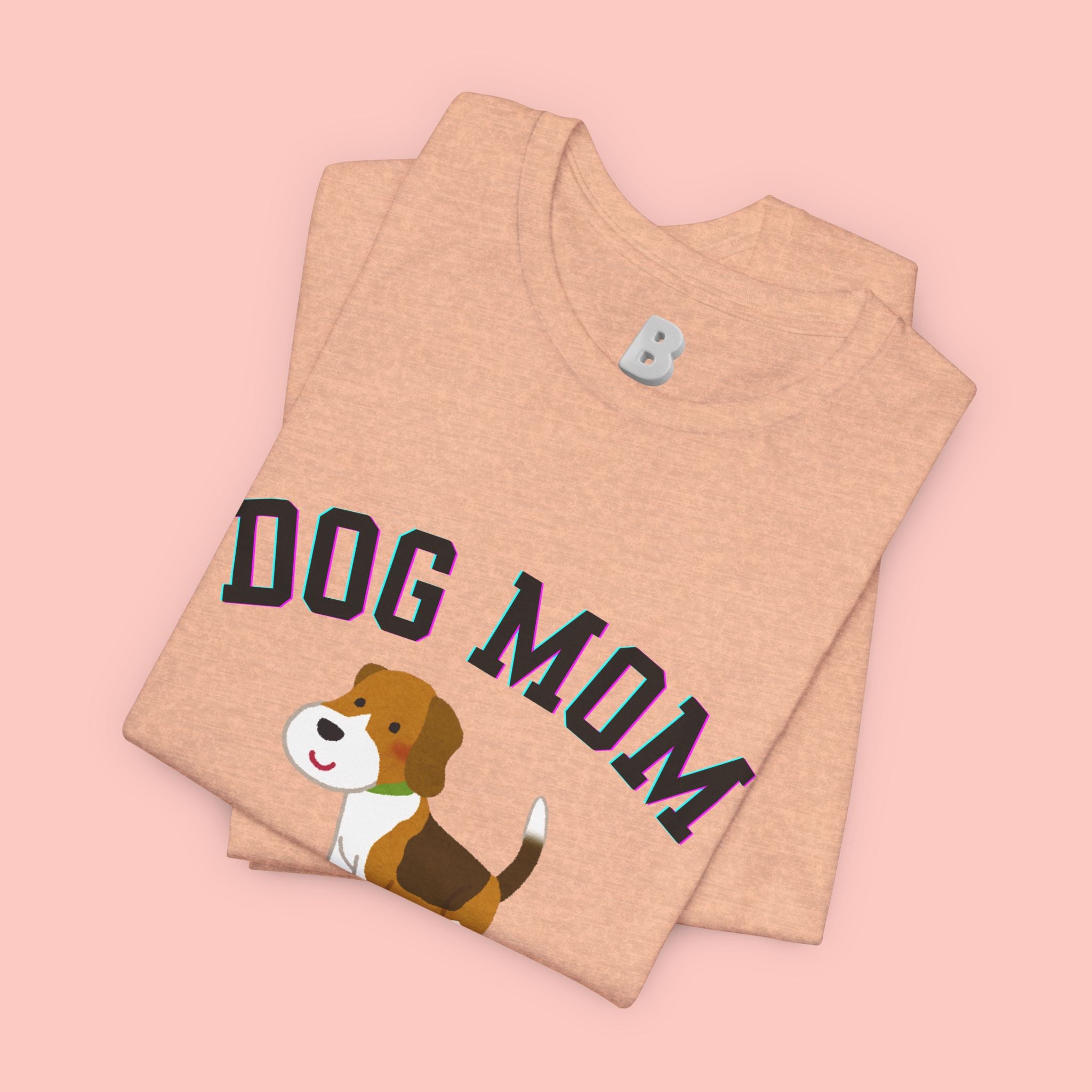 Dog Mom T-Shirt — Cute Beagle Graphic Tee for Dog Lovers