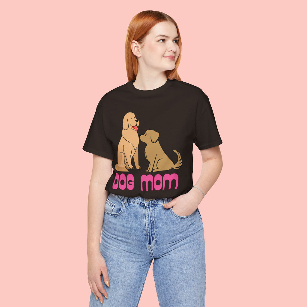 Dog Mom T‑Shirt — Cute Retro Dogs Graphic Tee for Dog Lovers