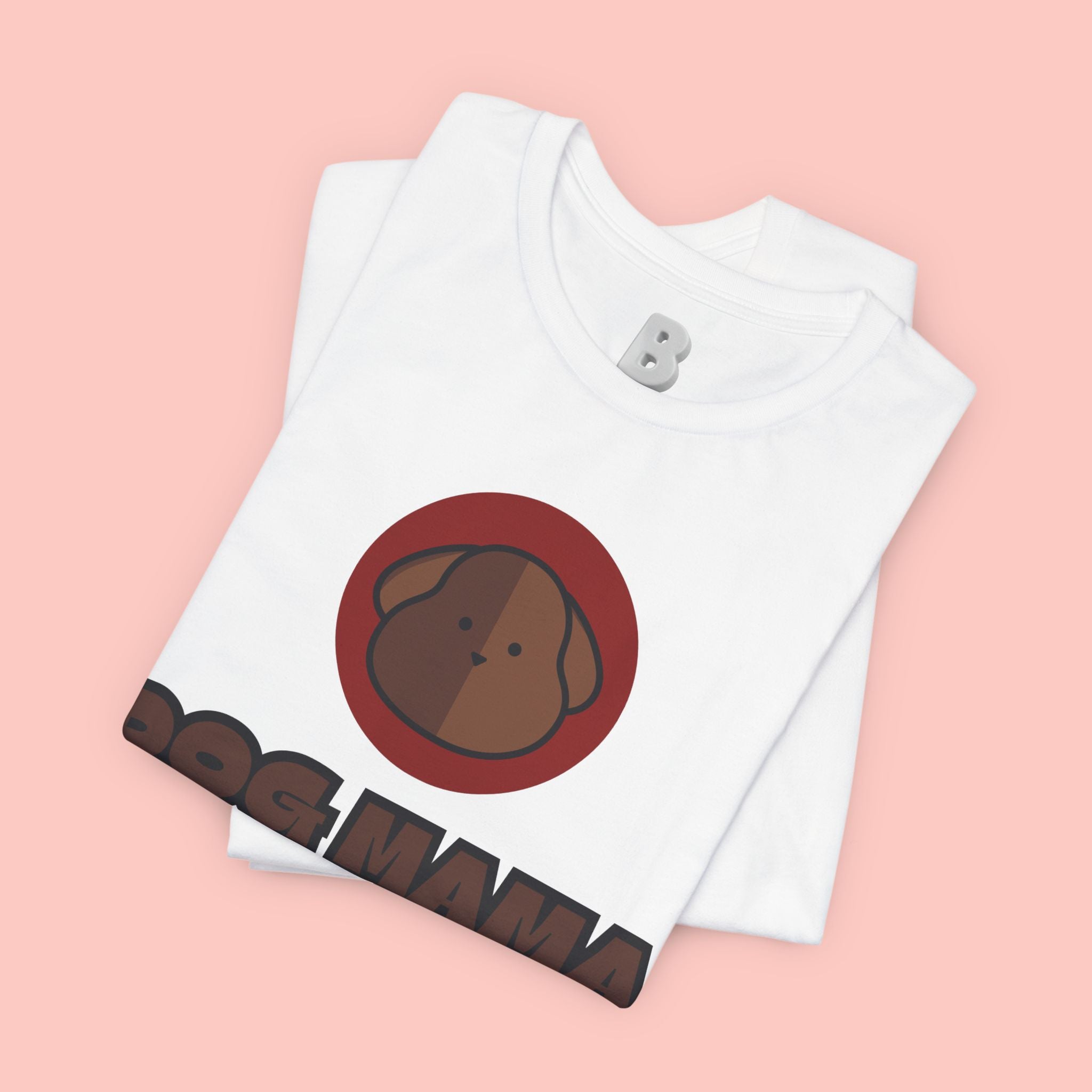 Dog Mama T-Shirt – Cute Brown Pup Graphic Tee