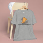 Zoom Meeting Approved Tee — Cute Puppy with Headset Laptop Graphic