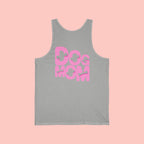 Dog Mom Tank Top — Pink Retro Graphic