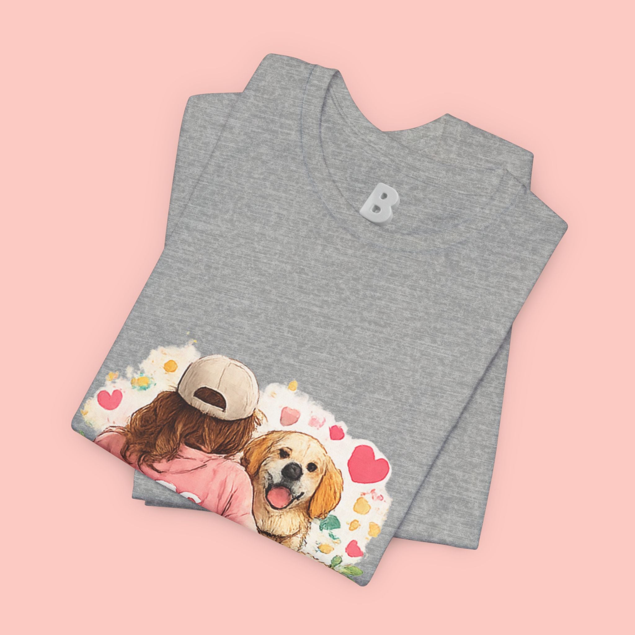 Dog Mom T-Shirt — Cute Floral Puppy Tee for Dog Lovers