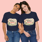 Dog Mom T-Shirt – Floral Heart Paw Design