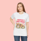 Proud Dog Mom T-Shirt — Cute Corgi & Golden Retriever Floral Tee for Pet Lovers