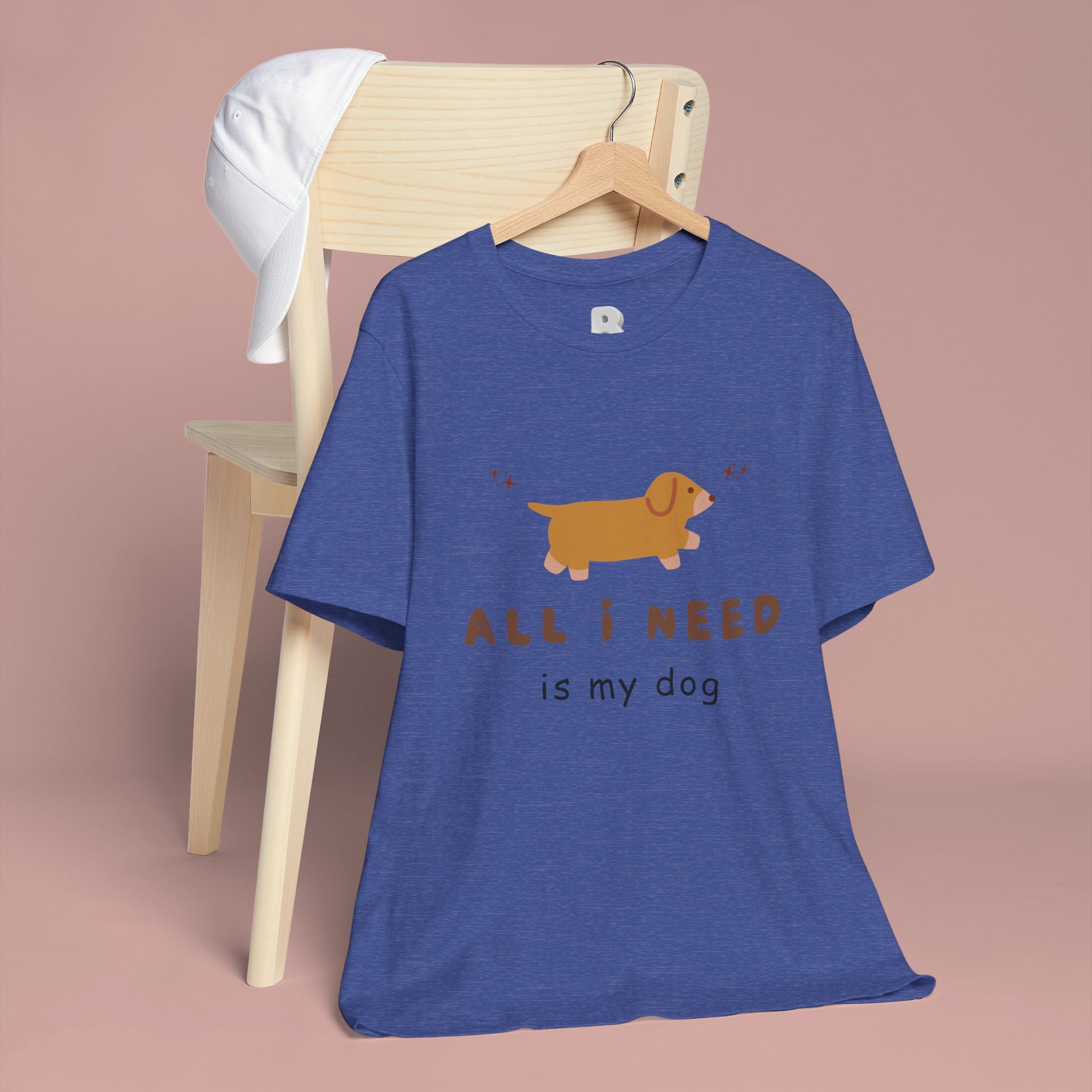 All I Need Is My Dog T‑Shirt — Cute Dachshund Graphic Tee