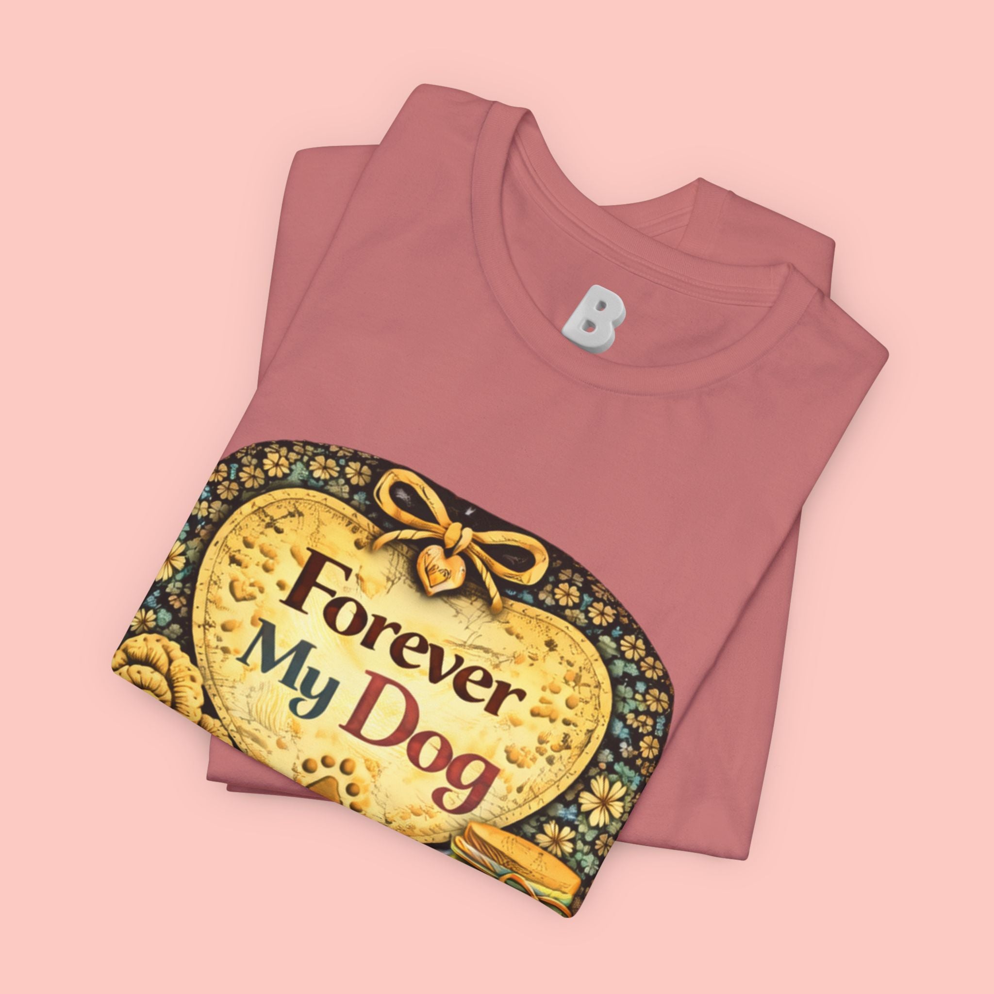 Dog T-Shirt — "Forever My Dog" Vintage Pet Lovers Tee