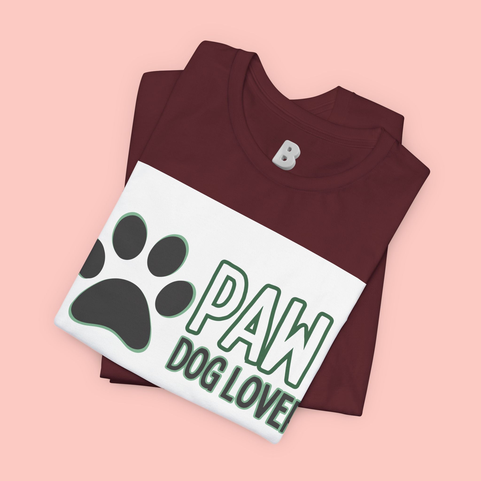 Paw Dog Lover T-Shirt — Cute Paw Print Tee for Dog Owners