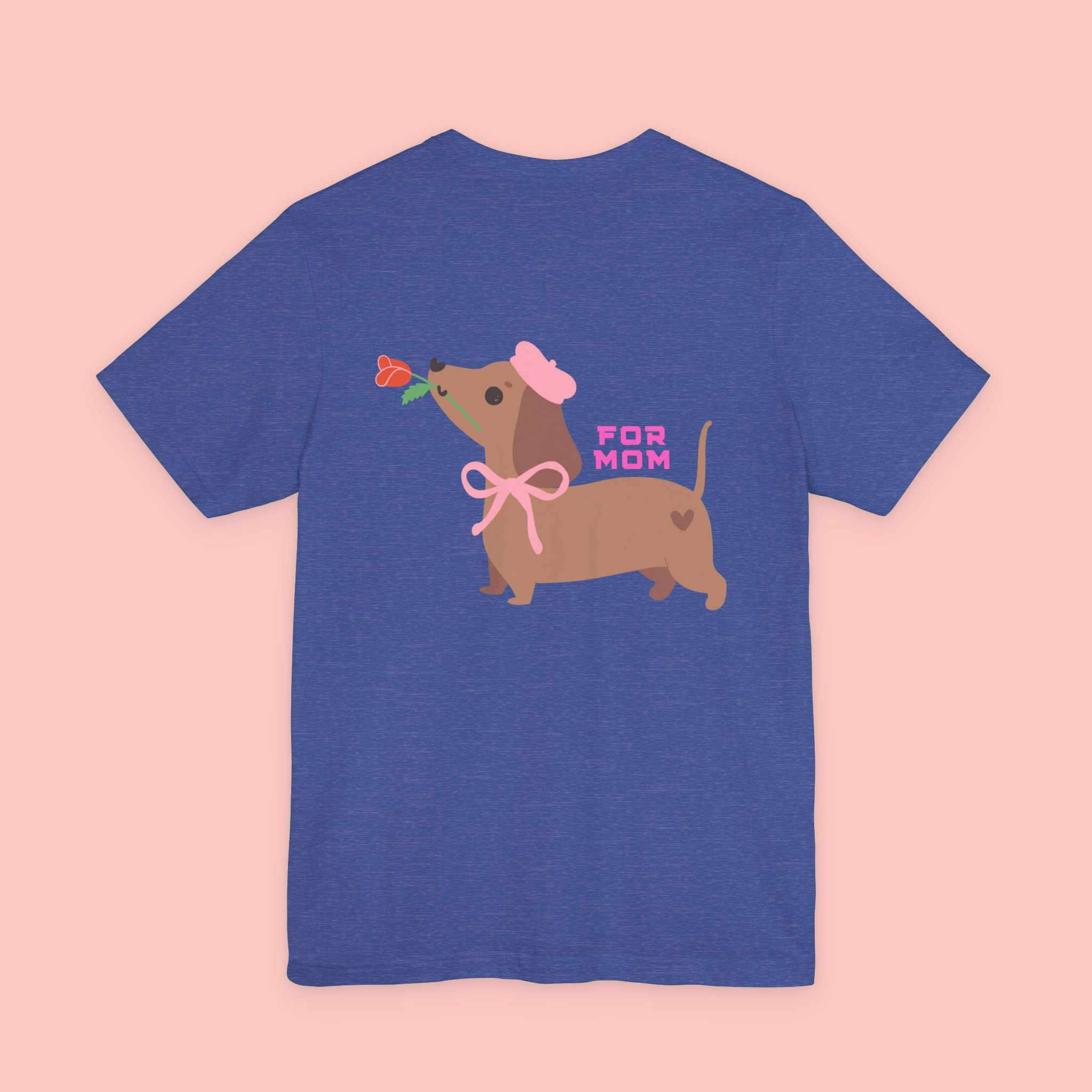 Dachshund Mother's Day Tee — 'For Mom' Cute Dog Graphic Shirt