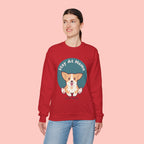 Stay At Home Dog Mom Crewneck Sweatshirt — Cute Corgi Graphic Sweatshirt