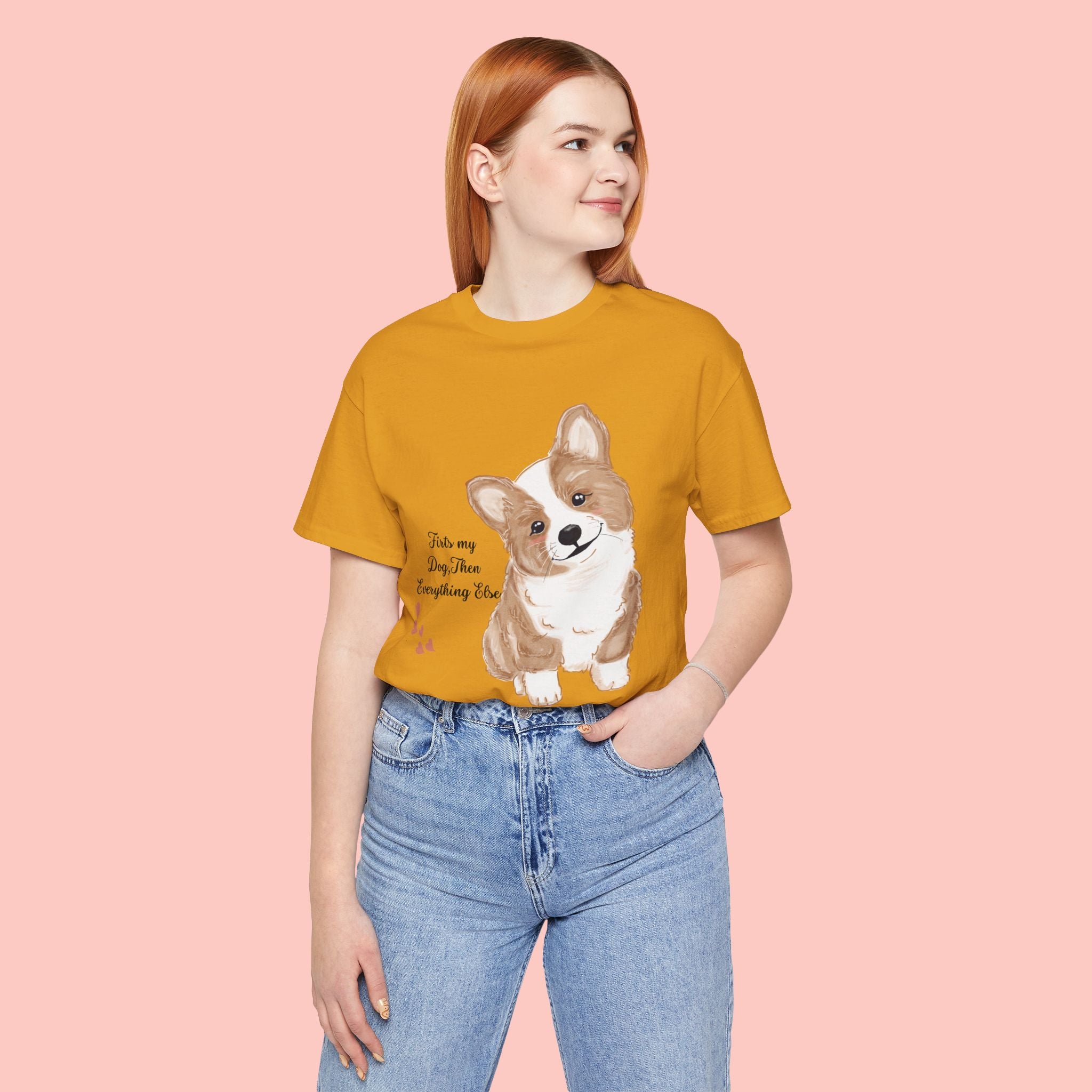 Corgi Love T-Shirt — "This my dog, then everything else" Cute Pet Tee