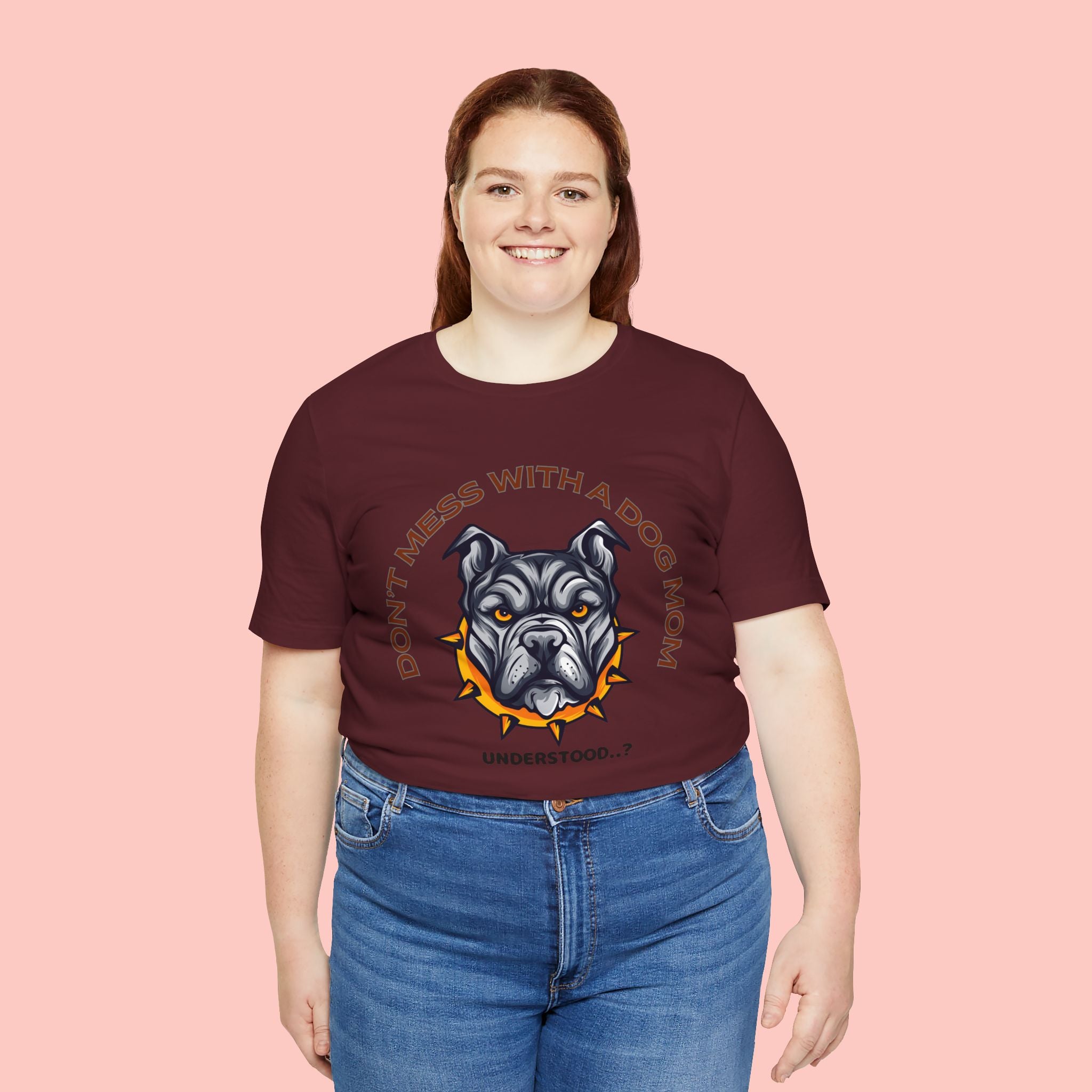 Dog Mom Tee — “Don't Mess With a Dog Mom” Graphic T‑Shirt