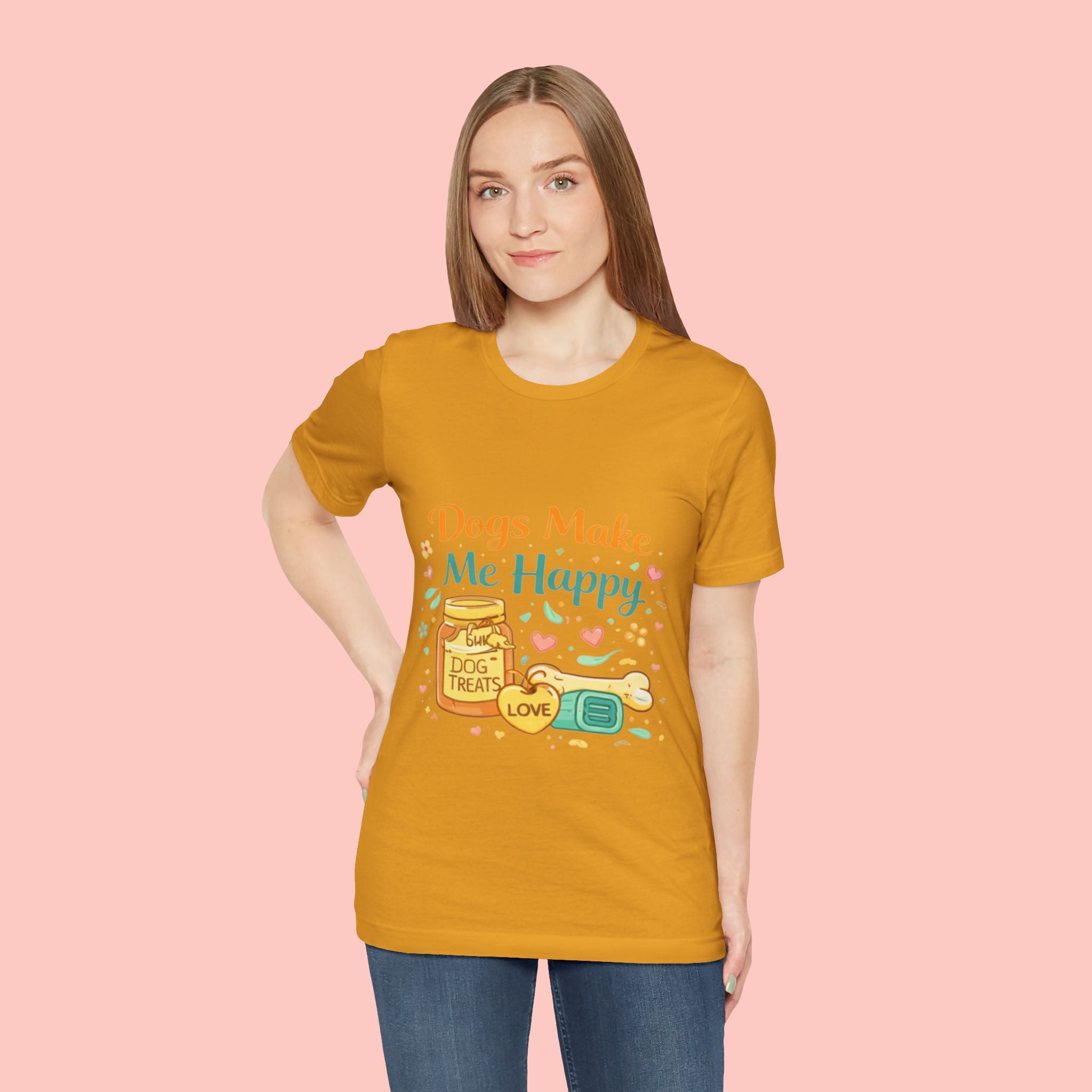 Dogs Make Me Happy T-Shirt