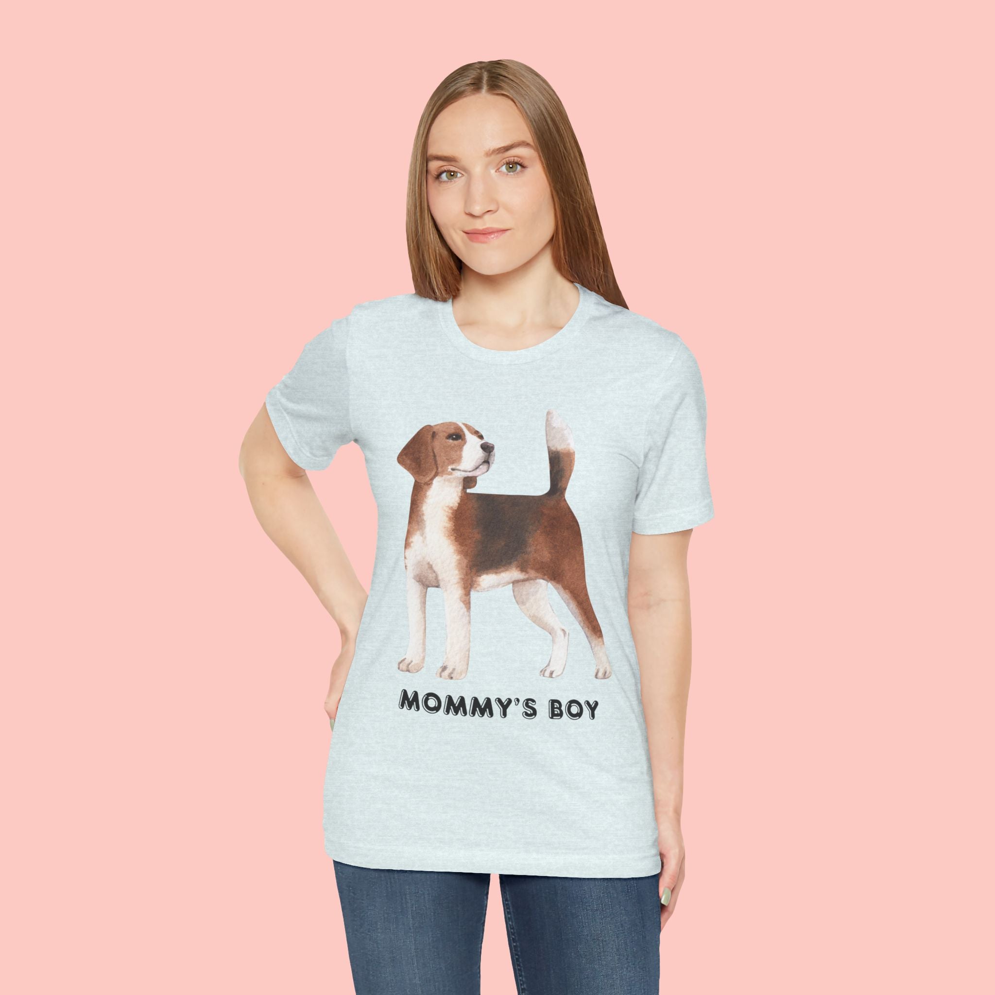 Mommy's Boy Beagle T-Shirt — Cute Dog Lover Tee
