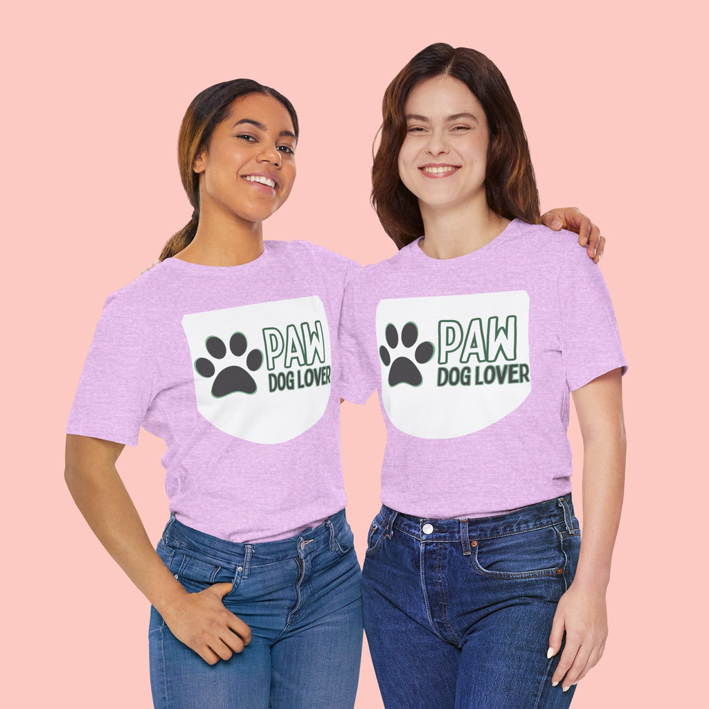 Paw Dog Lover T-Shirt — Cute Paw Print Tee for Dog Owners