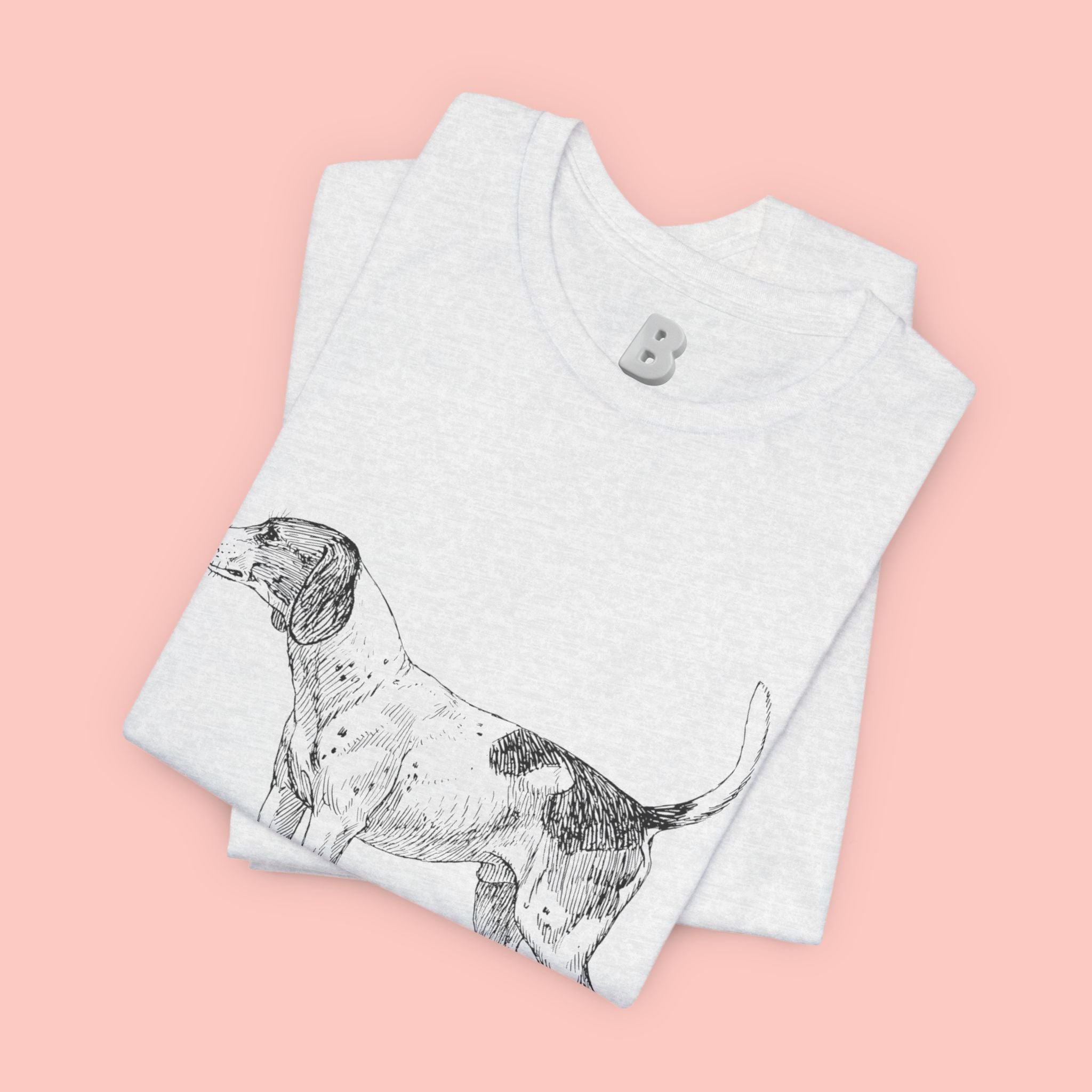 Lovely Dog Mom T-Shirt — Vintage Sketch Dog Graphic Tee