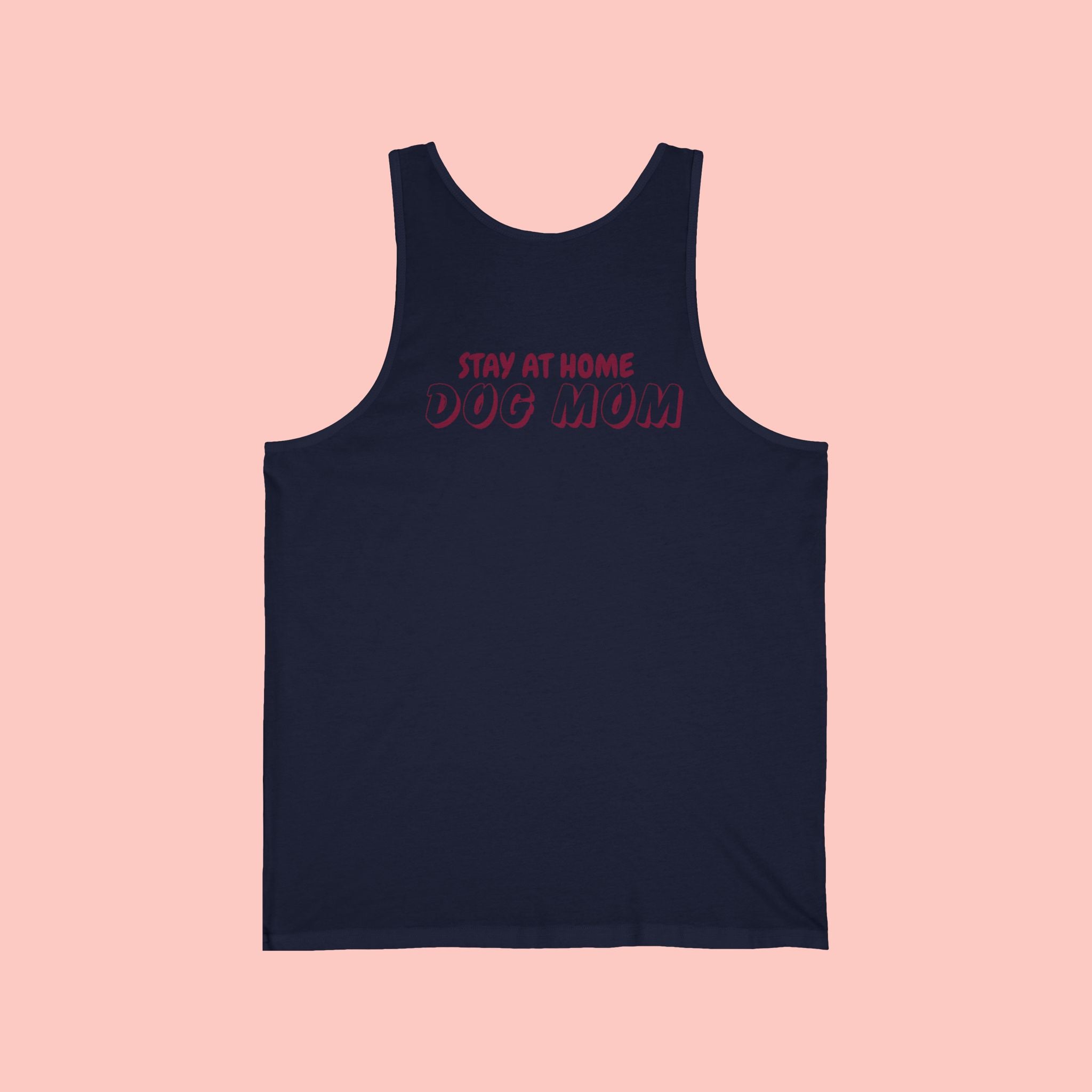 Stay At Home Dog Mom Tank Top — Cute Pet Lover Summer Tank