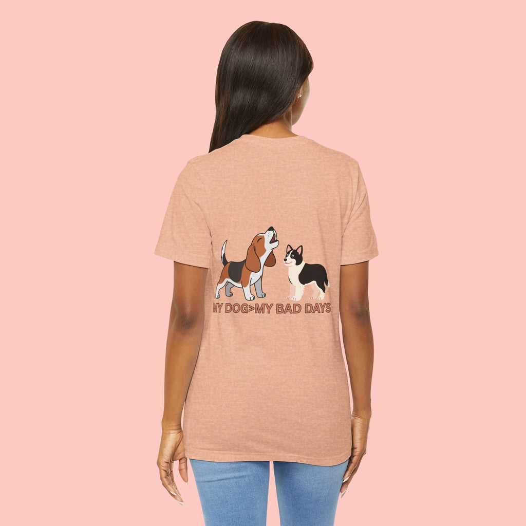 My Dog > My Bad Days T‑Shirt — Cute Dog & Cat Graphic Tee