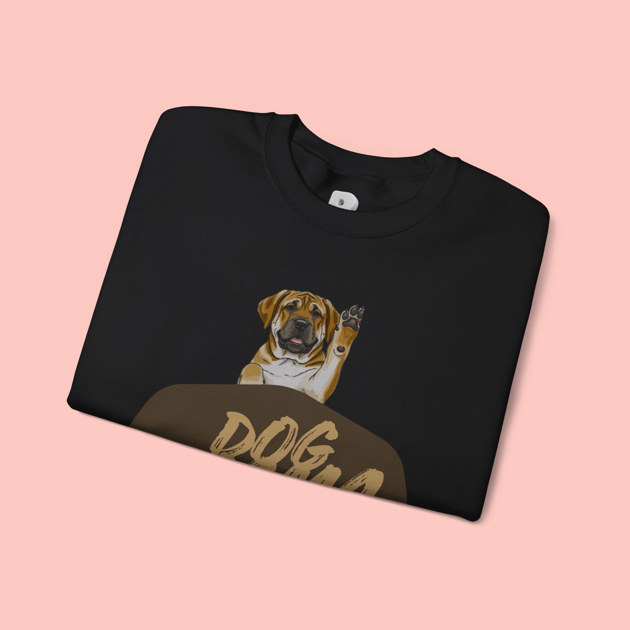 Dog Mama Crewneck Sweatshirt — Cute Puppy Graphic Pullover for Dog Lovers