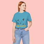 Dog Mama Graphic Tee — Cute Paw Print Dog Face T-Shirt for Dog Lovers