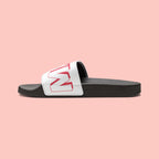 Sandals — 'Dog Mama' White Removable-Strap Slide Sandals