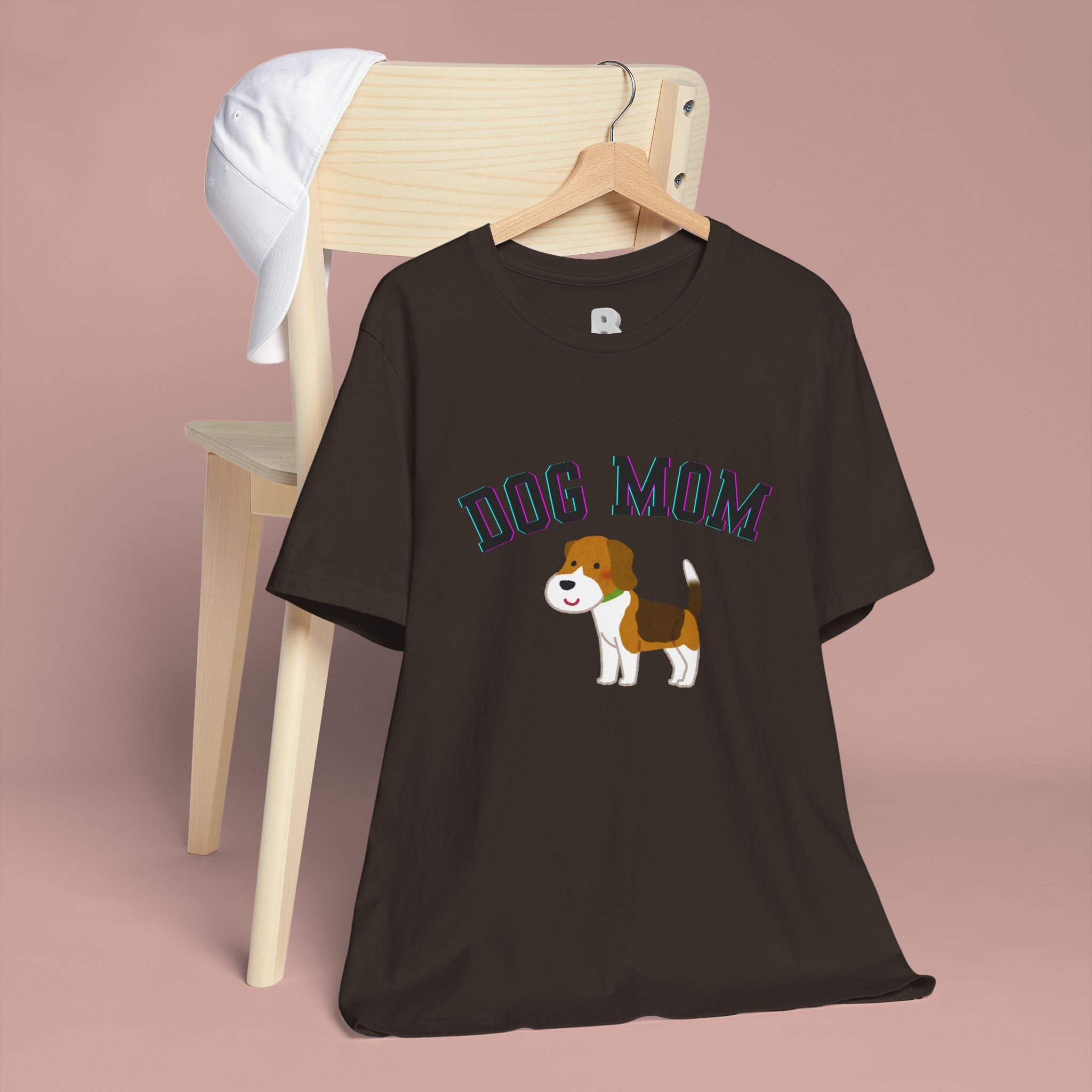 Dog Mom T-Shirt — Cute Beagle Graphic Tee for Dog Lovers
