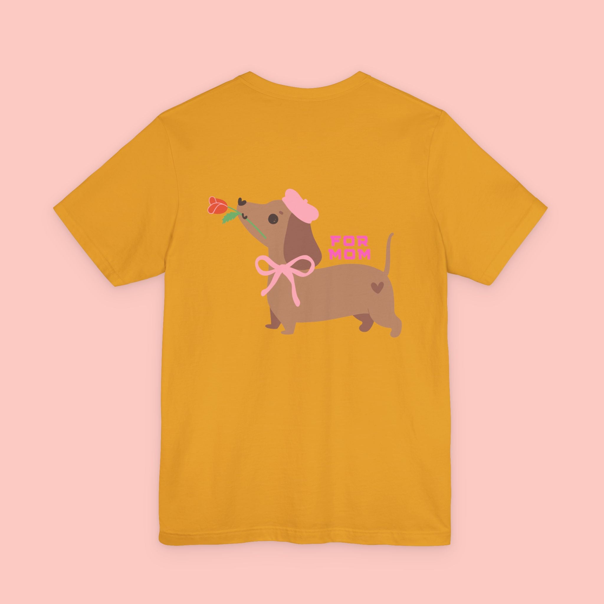 Dachshund Mother's Day Tee — 'For Mom' Cute Dog Graphic Shirt