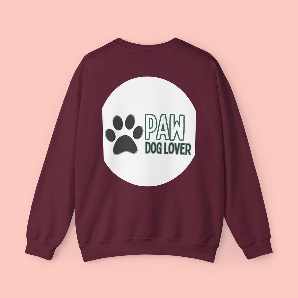 Dog Lover Paw Print Crewneck Sweatshirt