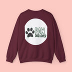 Dog Lover Paw Print Crewneck Sweatshirt