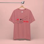 T-Shirt — "Me  My Dog" Minimalist Paw & Hand Illustration