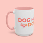 Accent Coffee Mug - "Growing Hair I Don't Care" Floral Script Coffee Mug