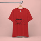Coffee With My Dog T‑Shirt — Cute Minimalist Dog & Coffee Tee