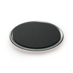 Dog Mom Round Button Magnet — Pink Bone Typography Refrigerator Magnet
