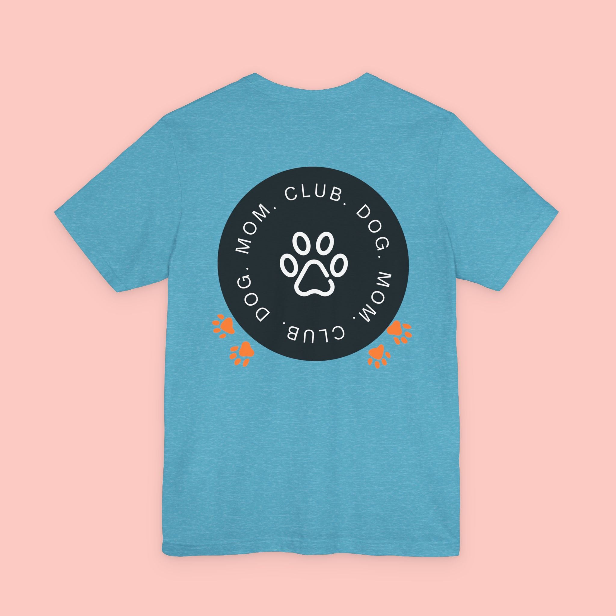 Dog Mom Club T-Shirt — Paw Print Graphic Tee for Pet Lovers