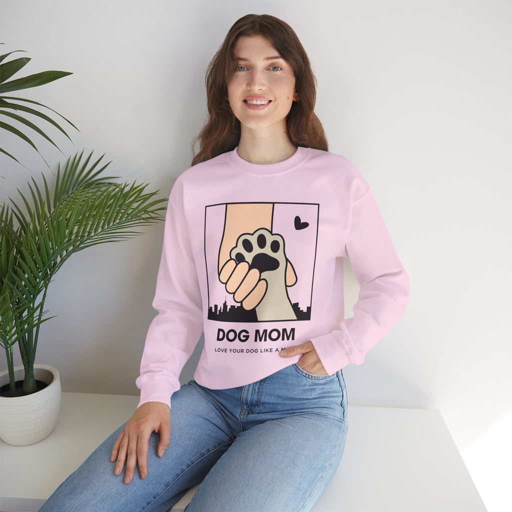 Dog Mom Crewneck Sweatshirt – Paw Hold Design