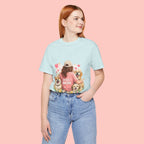 Dog Mom T-Shirt - Cute Woman with Dogs Graphic Tee