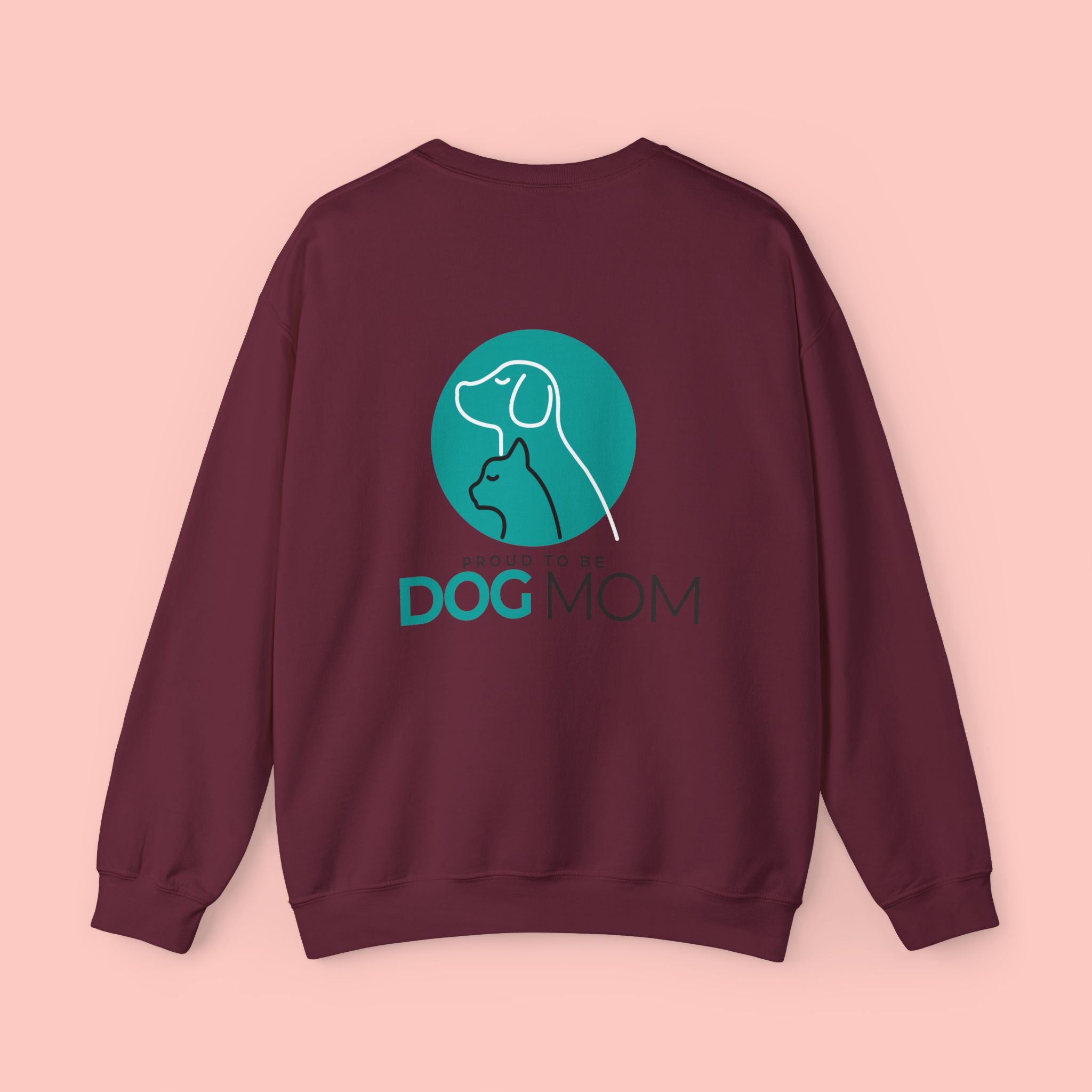 Dog Mom Crewneck Sweatshirt — Proud To Be Dog Mom Graphic