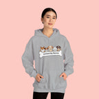 United By Bones Hoodie — Cute Cartoon Dogs Paw Bone Graphic Sweatshirt