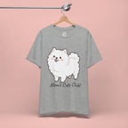 Cute Fluffy Pomeranian Tee — "Mom's Cute Child" Dog T-Shirt