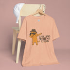 Chilling With My Chind T-Shirt — Funny Dabbing Cat Graphic Tee