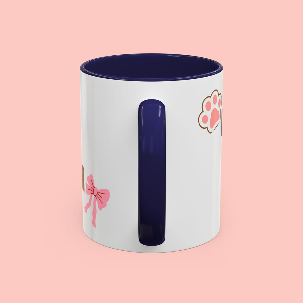 Dog Mom Coffee Mug — Best Dog Mom Ever Accent Ceramic Mug (11oz & 15oz)