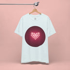 Paw Print Heart T‑Shirt — Cute Pet Lover Tee